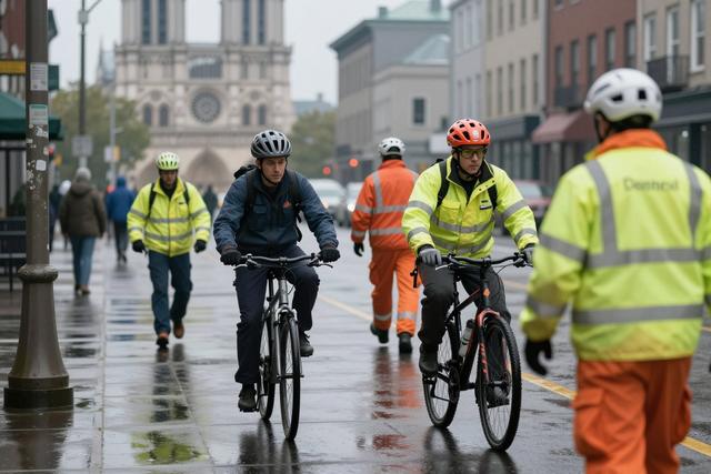 Cyclist Critically Injured After Collision with Two Vehicles on Notre-Dame Path