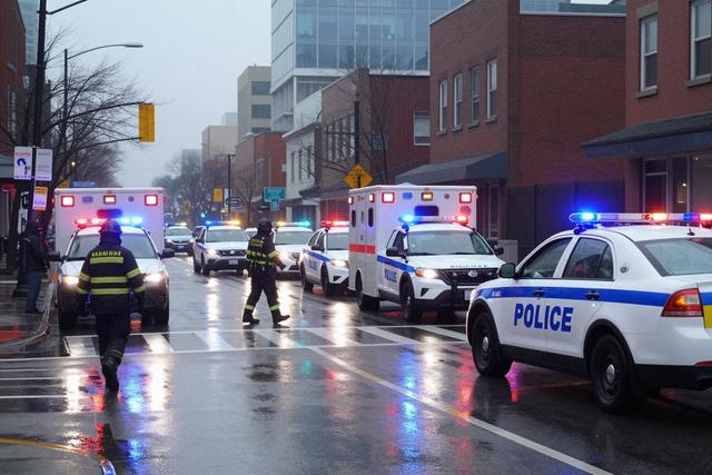 Two Injured as Head‑On Crash Closes Danforth Road