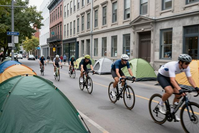 Mayor Ferrada Confirms Notre-Dame East Camps Remain for Cycling Event