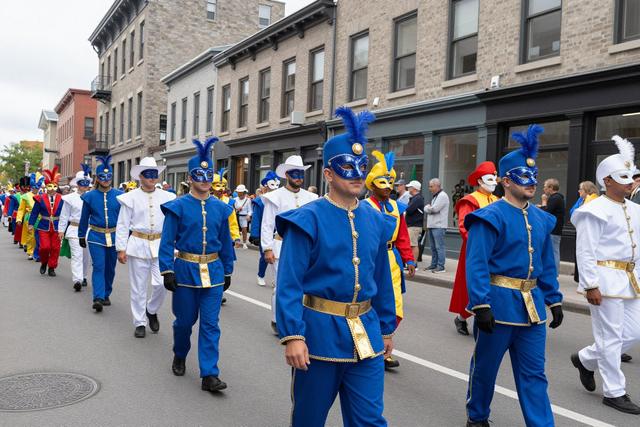 200+ Performers March Down Rachel Street for Quebec Holiday