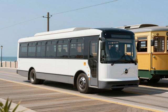 Boardwalk to Add Three Electric Volvo Shuttles to Tram‑Car Line