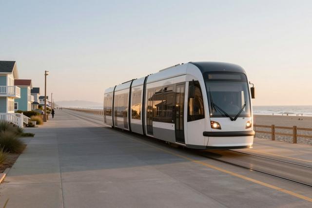 Electric Volvo Trams Arrive on Wildwoods Boardwalk