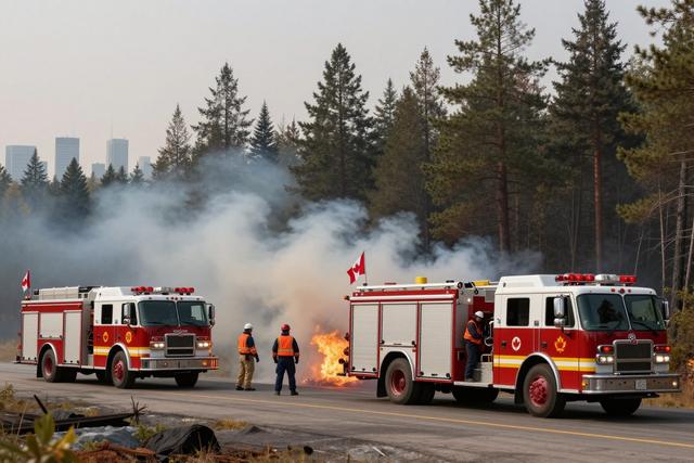 New Brunswick, PEI, B.C. Aid Quebec Wildfire Fight