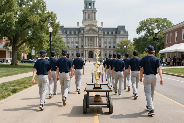 Saratoga Central Catholic Baseball Parades After Back-to-Back State Titles