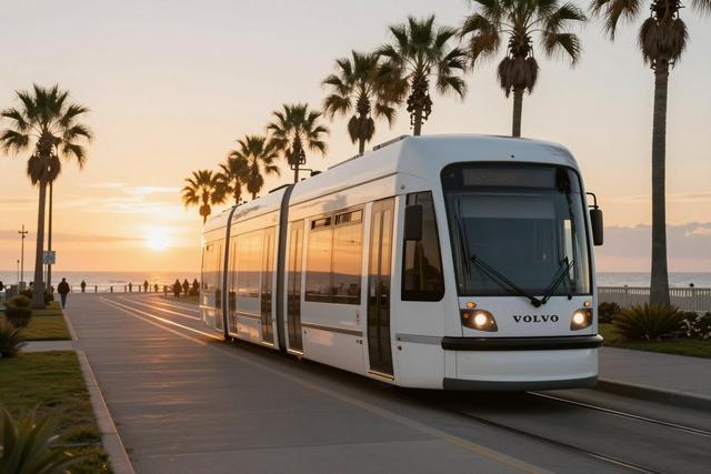 Electric Volvo Trams Arrive on Wildwoods Boardwalk