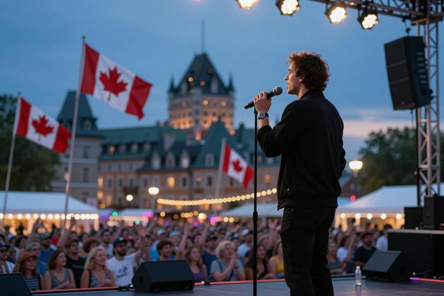 Michael Bublé Adds Patriotic Touch to Quebec City Summer Festival