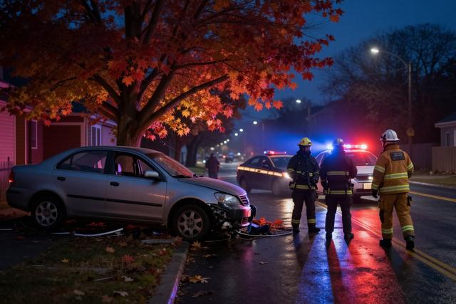 61-Year-Old Critical After Tree Collision in Pointe‑Claire