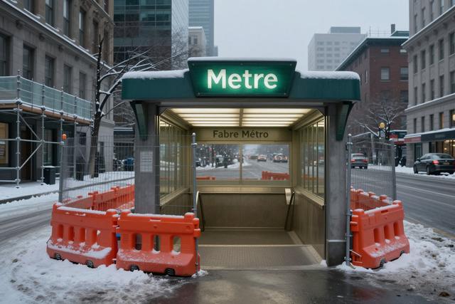 Fabre Metro Main Entrance Closed Until Winter 2028