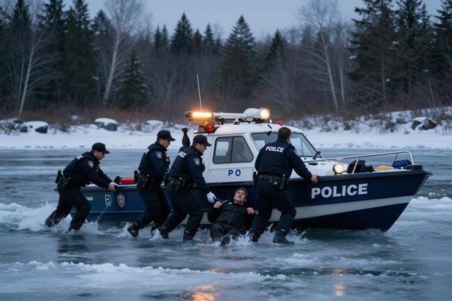 Police Rescue Unconscious Man from Alma River
