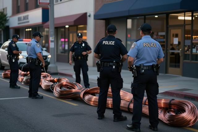 LASD Finds Stolen Copper Cables at South El Monte Business