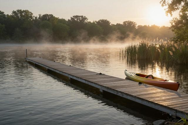 New Fishing Pier and Kayak Launch Open at Hegewisch State Park