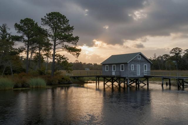 Historic Cape May Boathouse Lifted Eight Feet to Prevent Flooding