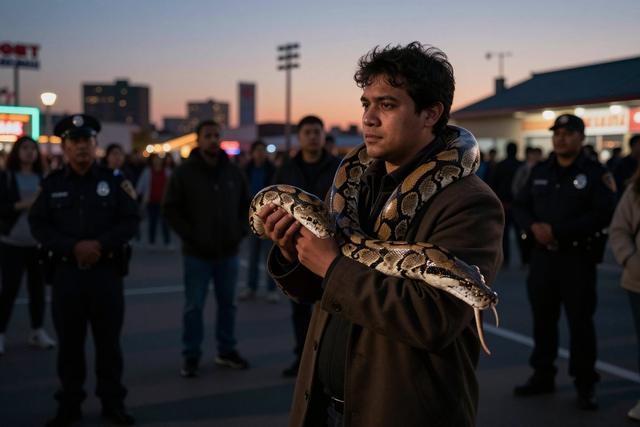 Man Ticketed After Displaying Illegal Burmese Python on Coney Island Boardwalk