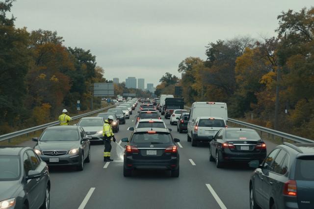 Diesel Spill Halts Westbound Highway 20 Traffic in Montreal