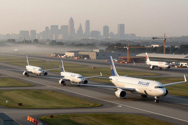 Dulles Departures Held on Tarmac Due to Runway Work