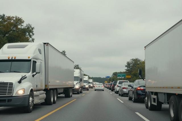 Three Truck Collision Disrupts I-495 Morning Commute