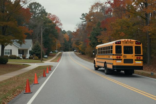 Turner Hill Road Lanes Reopen After School Bus Crash