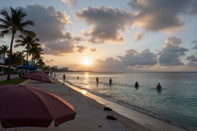 King Tides Flood Hollywood Broadwalk in South Florida