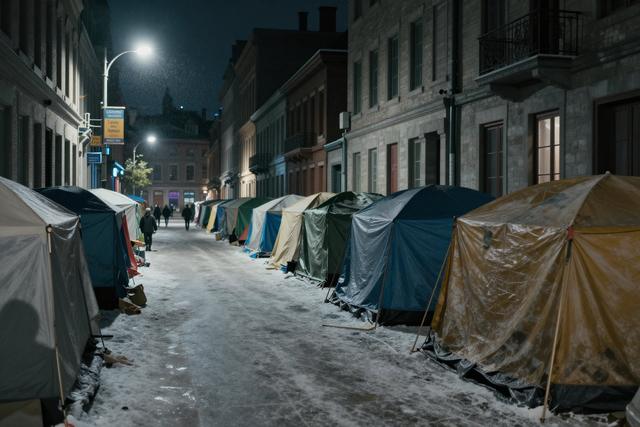 Tent Camps Multiply in Montreal as Winter Approaches