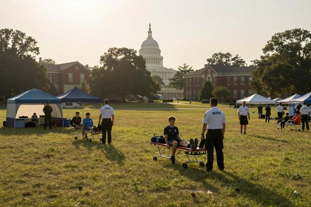 Eight Students Hospitalized After ROTC Field Day Heat