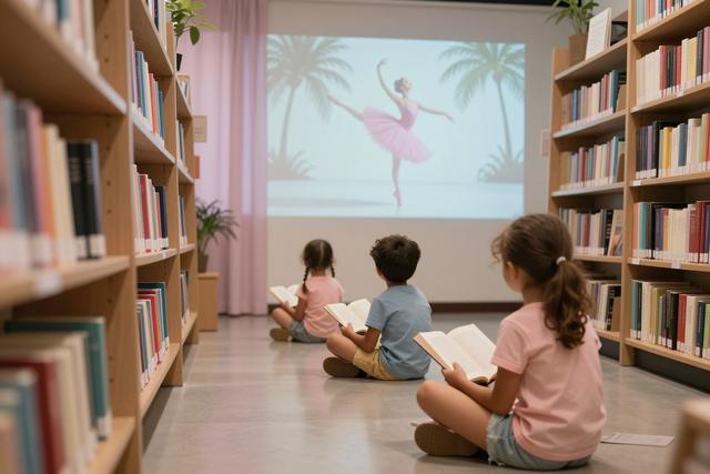 Kids Enjoy Cinderella Ballet and Reading at Fort Lauderdale Bookstore