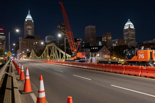 I-76 Closed for Market Street Bridge Demolition