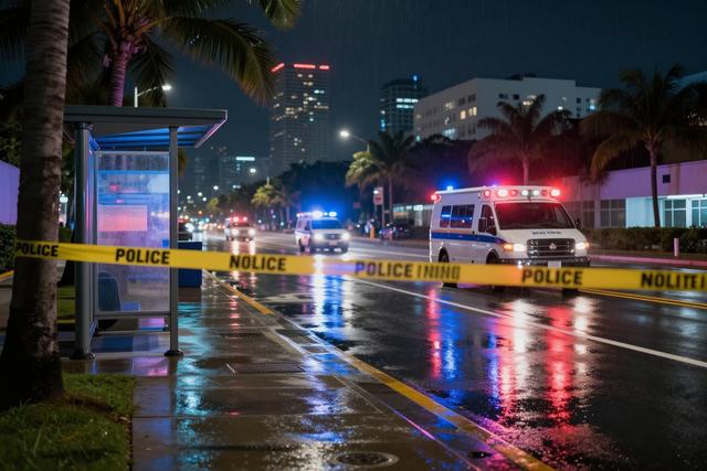 Man Hospitalized After Accidental Groin Shooting at North Miami Bus Stop