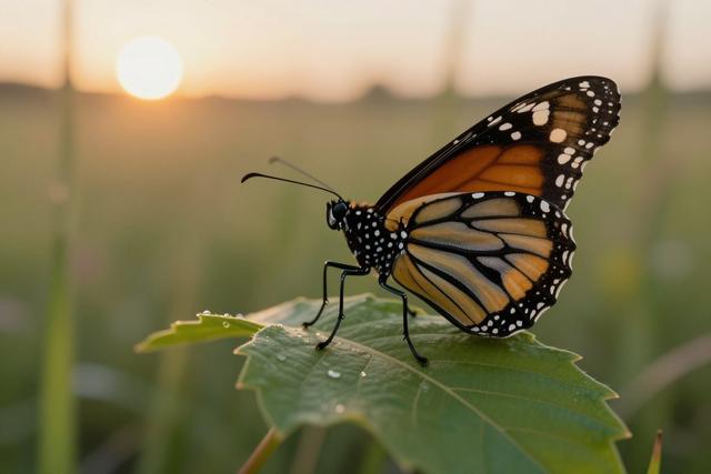 Tracked Monarch Reaches Mexico After Prairie Migration