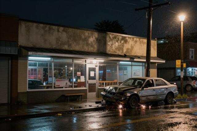 Driver Topples Power Pole, Hits Seattle Restaurant