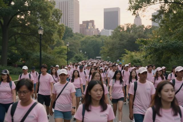 Thousands Walk Pink in NYC for Breast Cancer Awareness