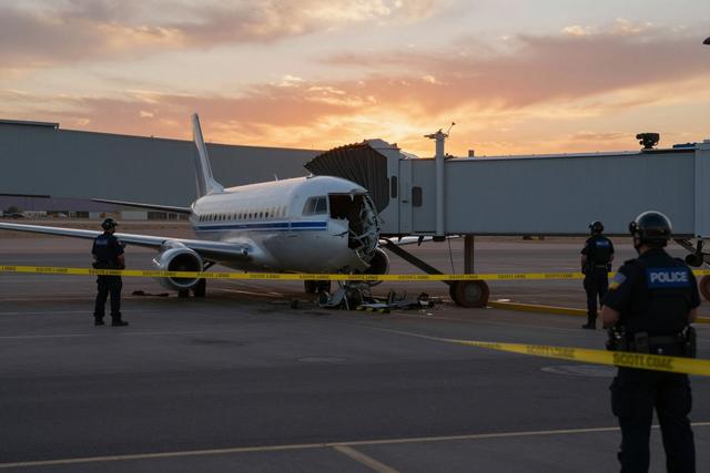 Two Suspects Crash Through Scottsdale Airport Gate, Damage Plane