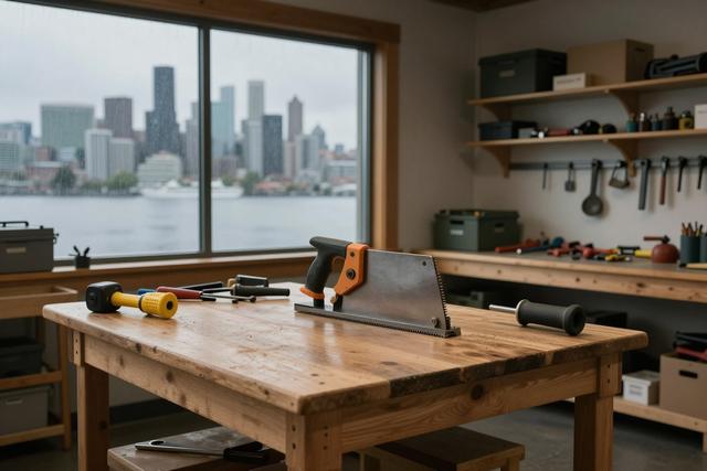 Councilmember Rob Saka Visits West Seattle Tool Library