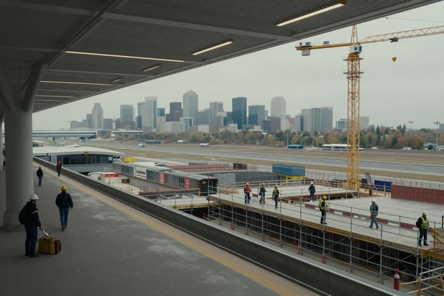 Construction Resumes at REM Airport Station After Licence Restored